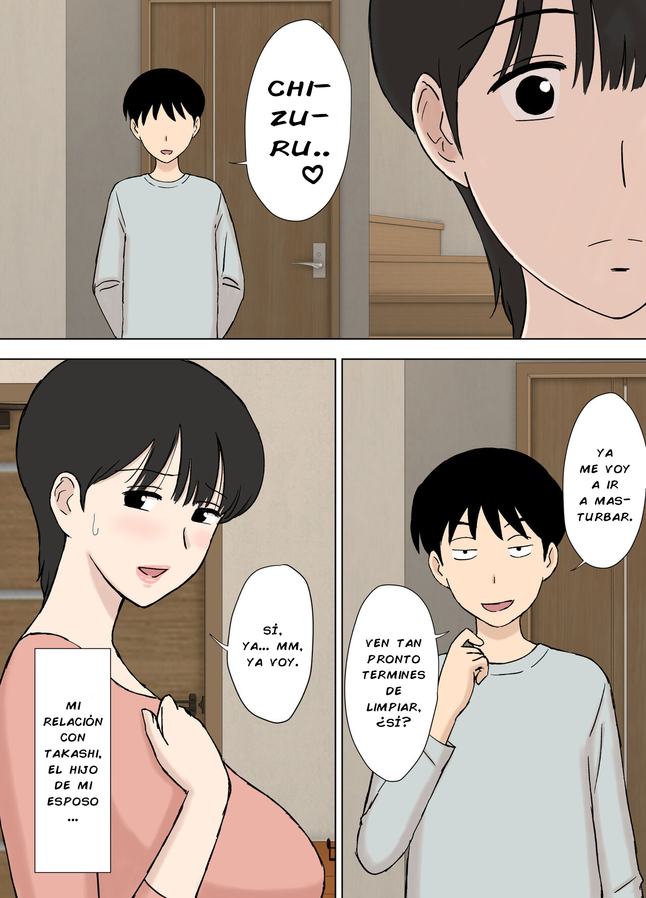 Juujun Mama no Chizuru-san to Otto no Tsurego La Obediente Chizuru y su hijastro page 6 full