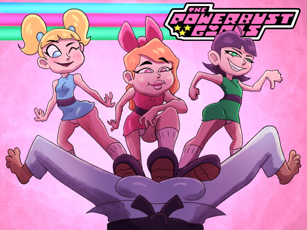 PowerPuff Girls Ballbusting page 1 full