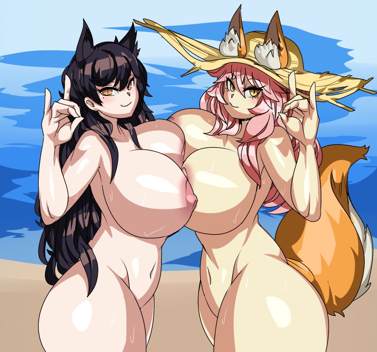 Atago & Tamamo-no-Mae page 3 full