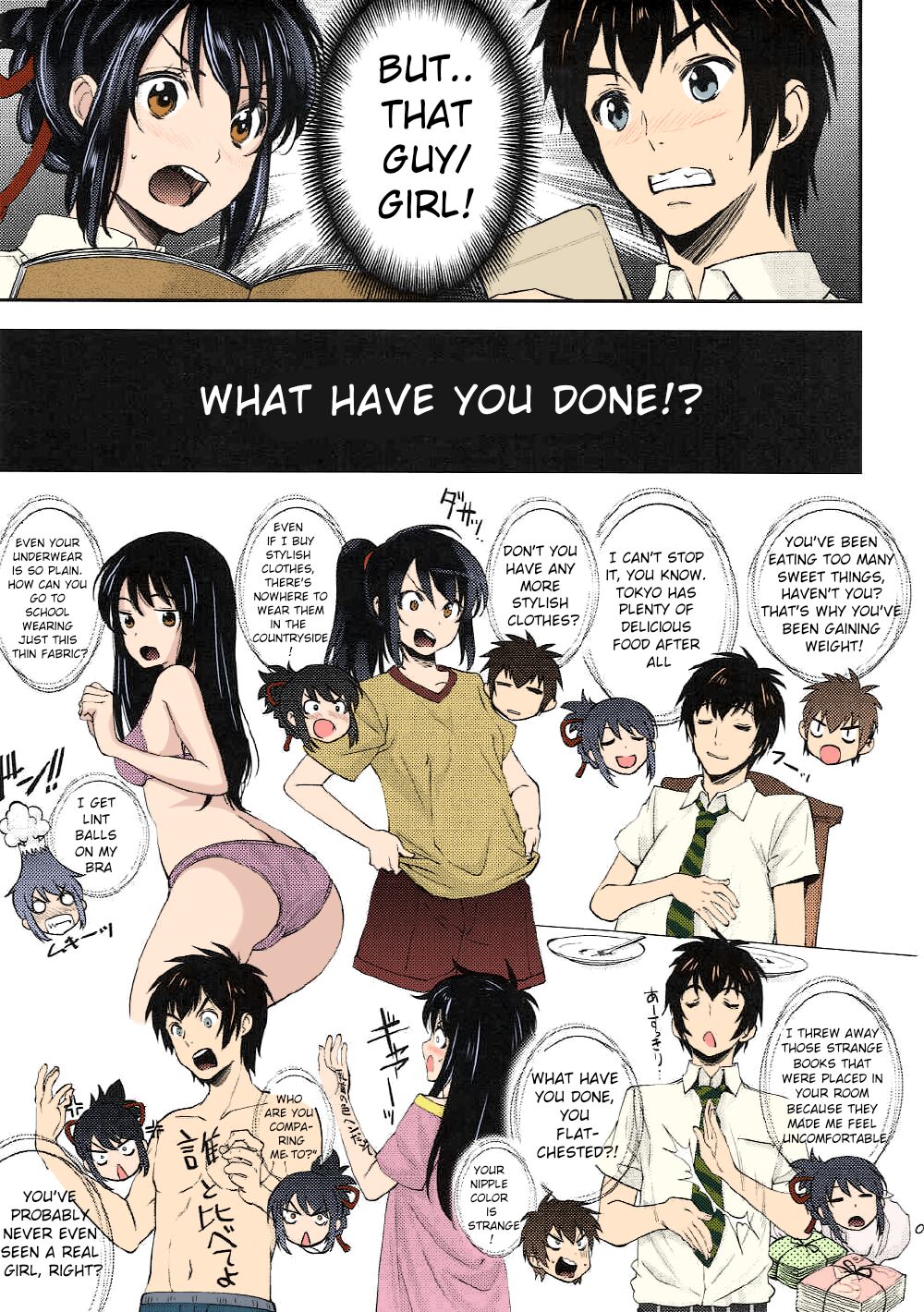 Kimi no Na wa. Another Side: Earthbound page 12 full
