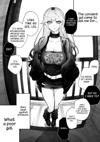 [Egaki Numa] The Day I Decided to Make My Cheeky Gyaru Sister Understand in My Own Way (Chapter 3) - The Convenient Gal [Luigiymario2] cover