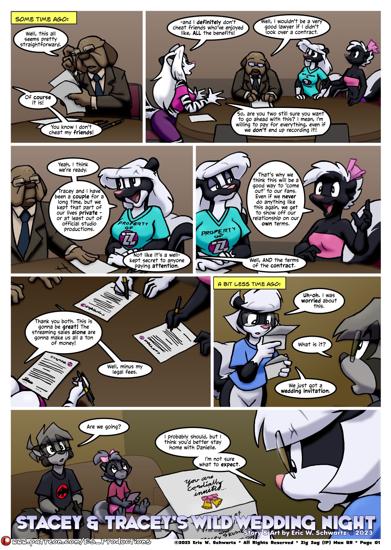 Stacey & Tracey's Wild Wedding Night  - Ongoing page 2 full