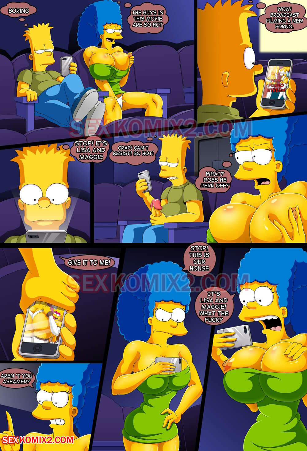 Simpsons. To the planet Orgasmo - Page 11 - Comic Porn XXX