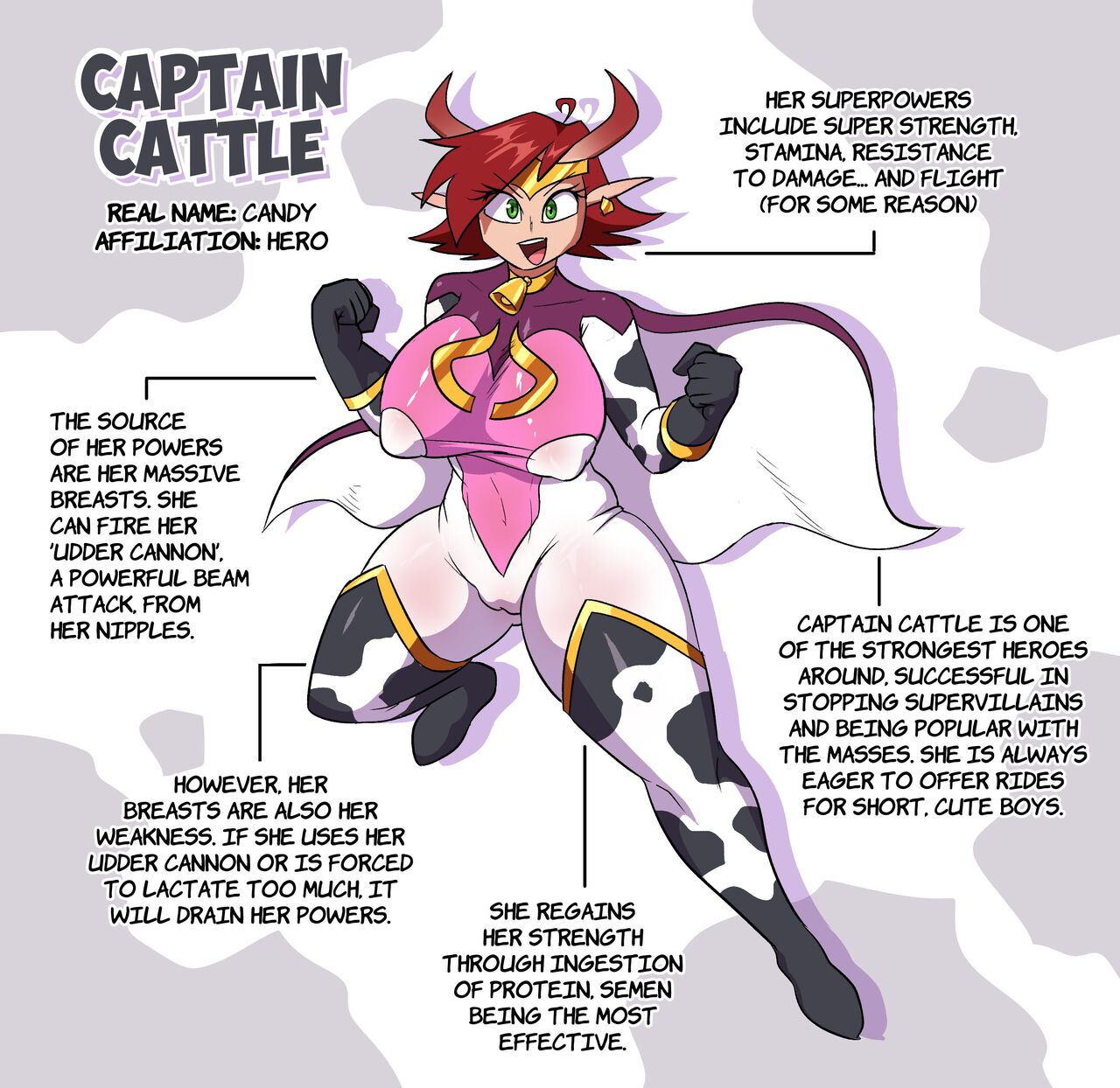 Captain Cattle & Gummy Girl page 1 full
