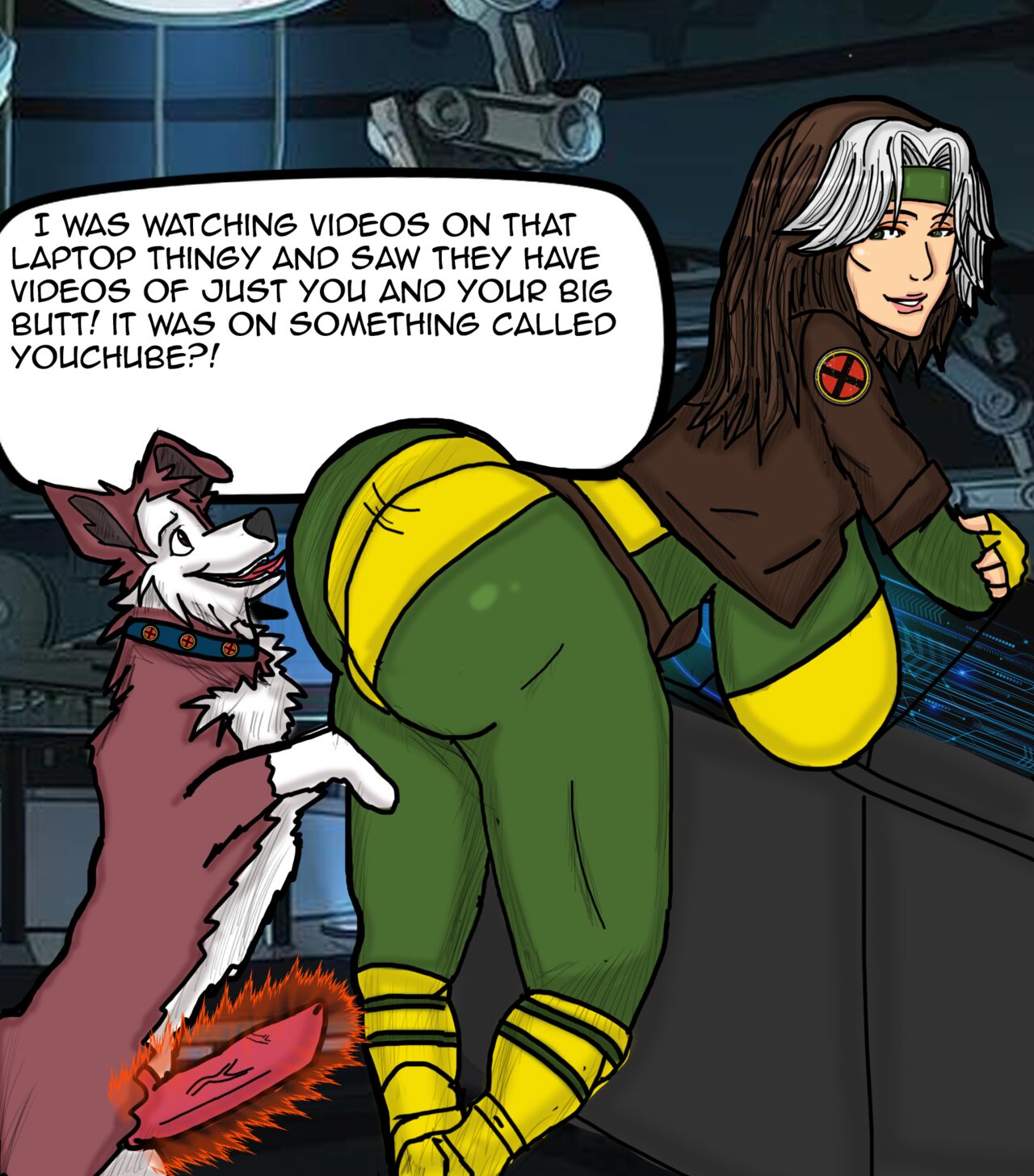 Rogue and the Doggy Phoenix page 10 full