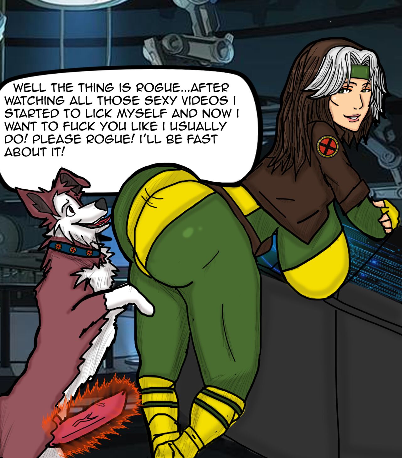 Rogue and the Doggy Phoenix page 12 full