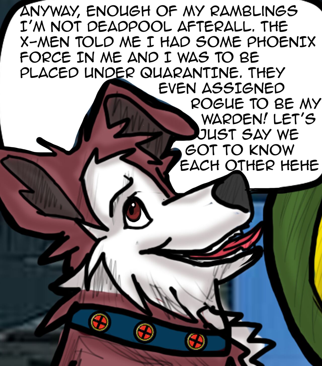 Rogue and the Doggy Phoenix page 6 full