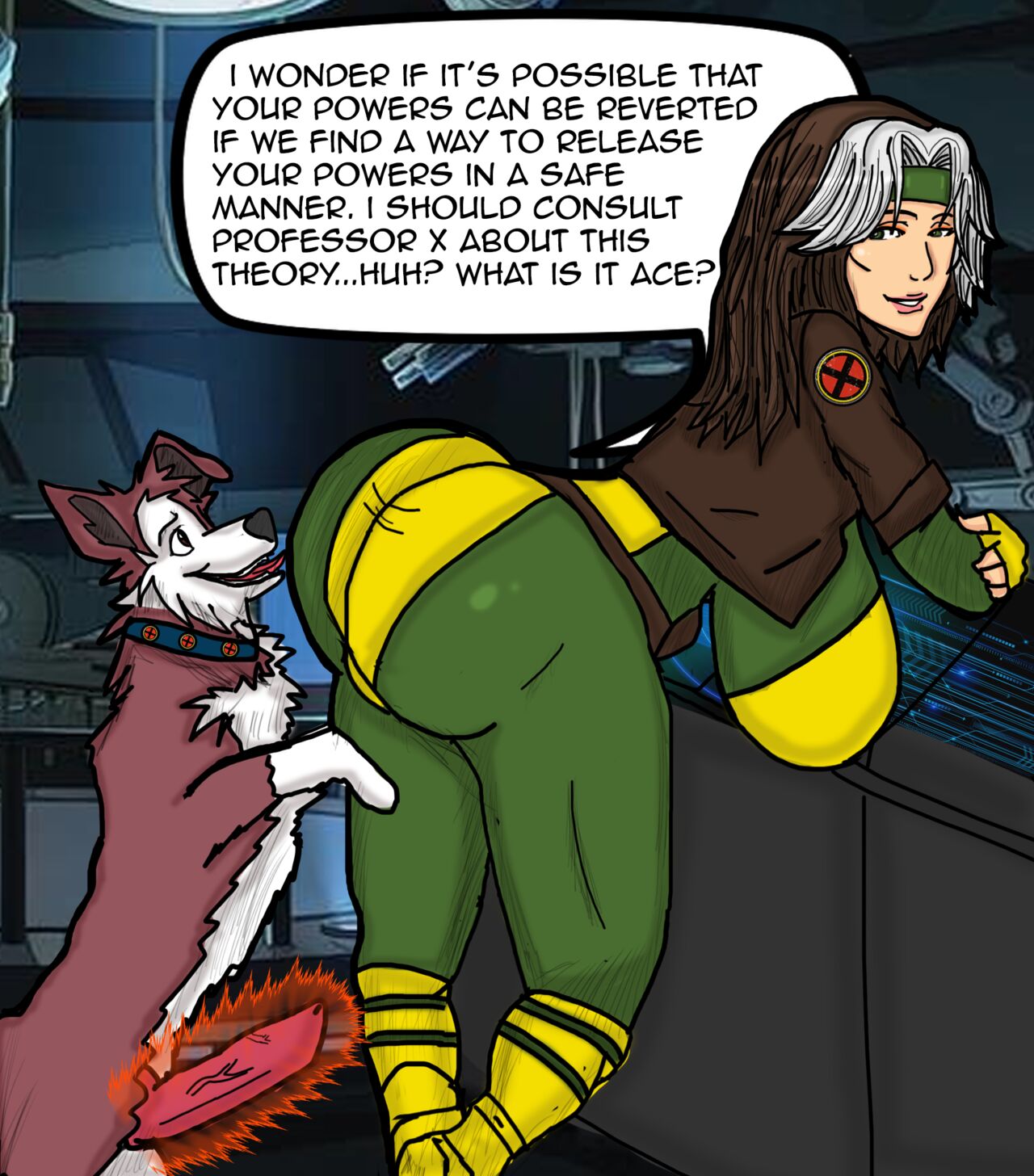 Rogue and the Doggy Phoenix page 9 full