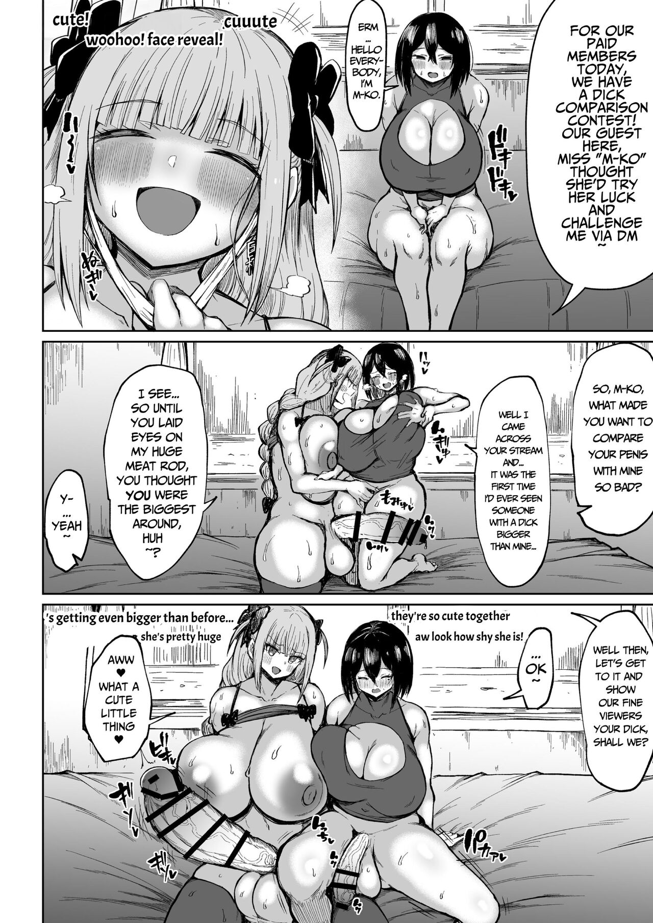 Futanari Kyokon Channel wa Dekachin Boshuuchuu | Massive Futanari Dickgirl Channel Is Recruiting BigDicks! page 12 full
