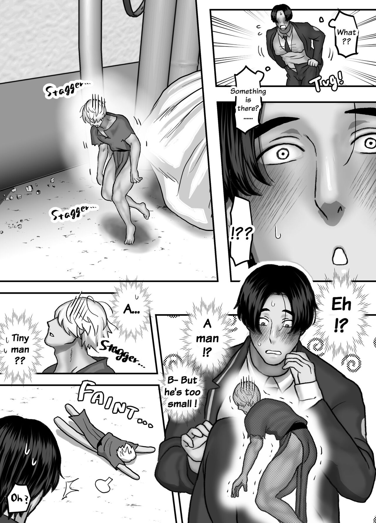 Clit Play Urethra Sex with a Tiny Man page 5 full
