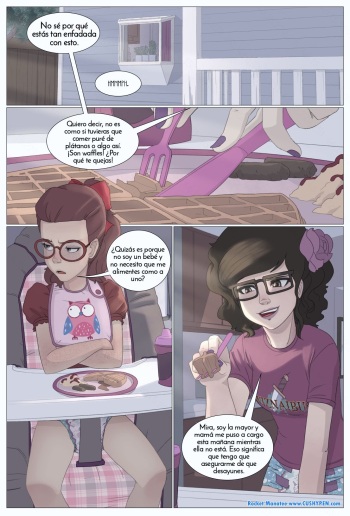 Artista - RocketManatee / Viola y Penny - COMIC ESPAÑOL (traducido) cover