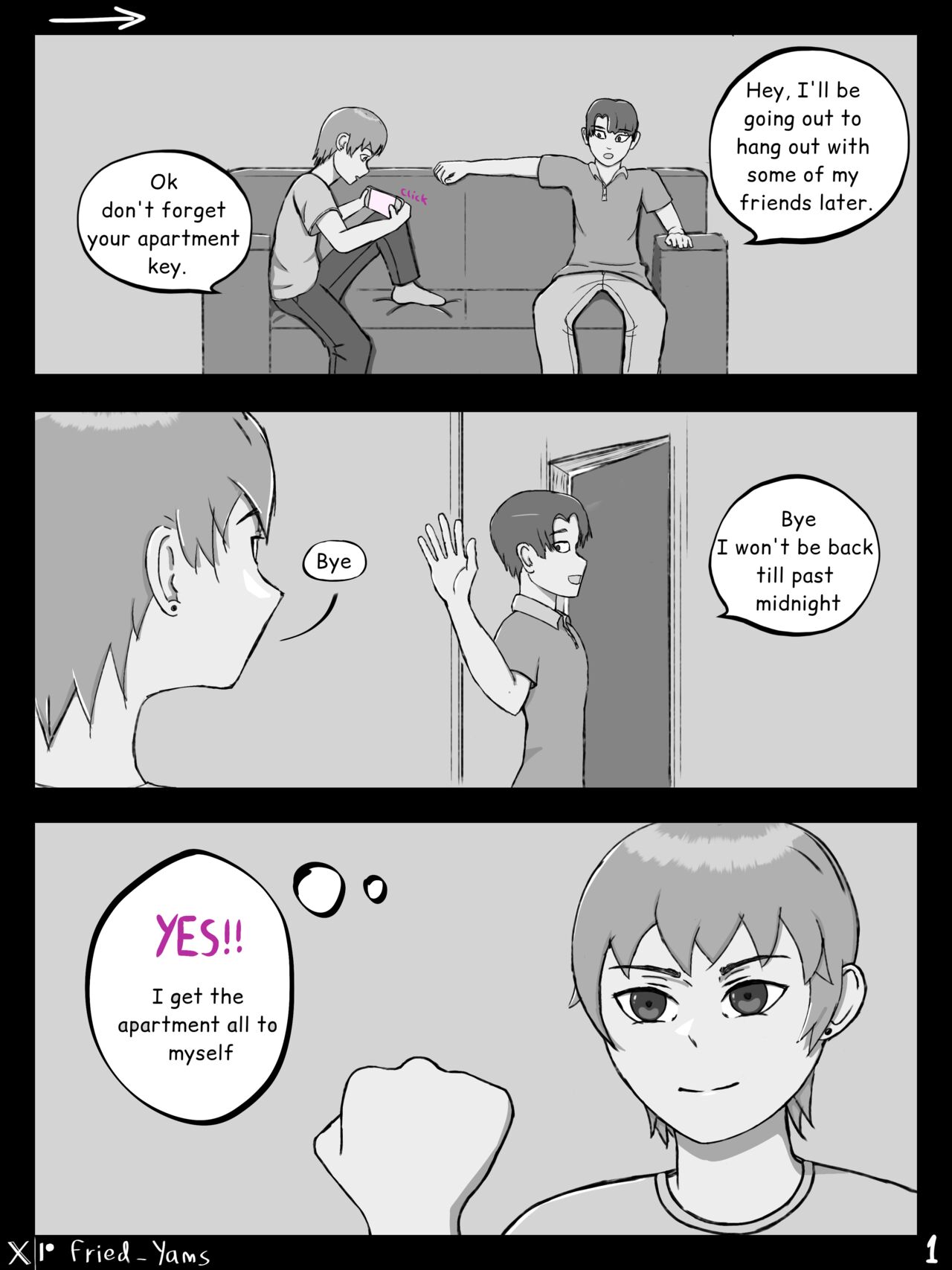 Roommates part 1 page 1 full