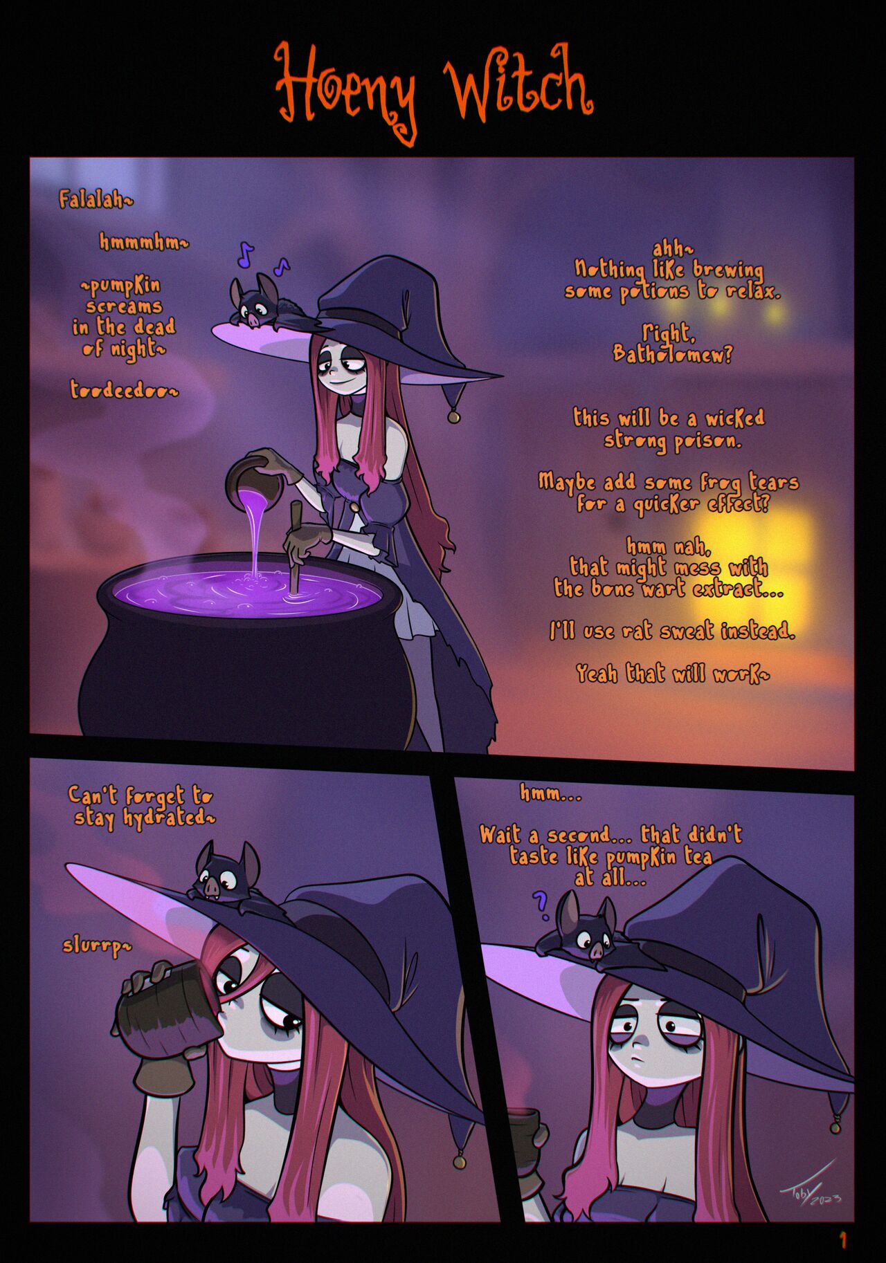 Horny Witch page 1 full