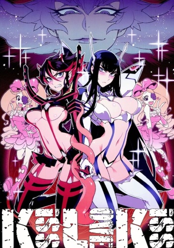 (C86) [Service Heaven (Hirame)] KISS LOVE KISS (Kill la Kill) [English] - [secondhandscans] (Colored by NoBoDy11) cover