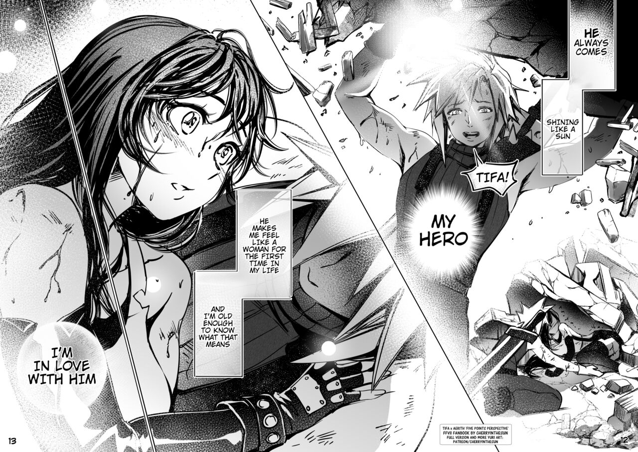 Tifa x Aerith - Five Point Perspective page 11 full