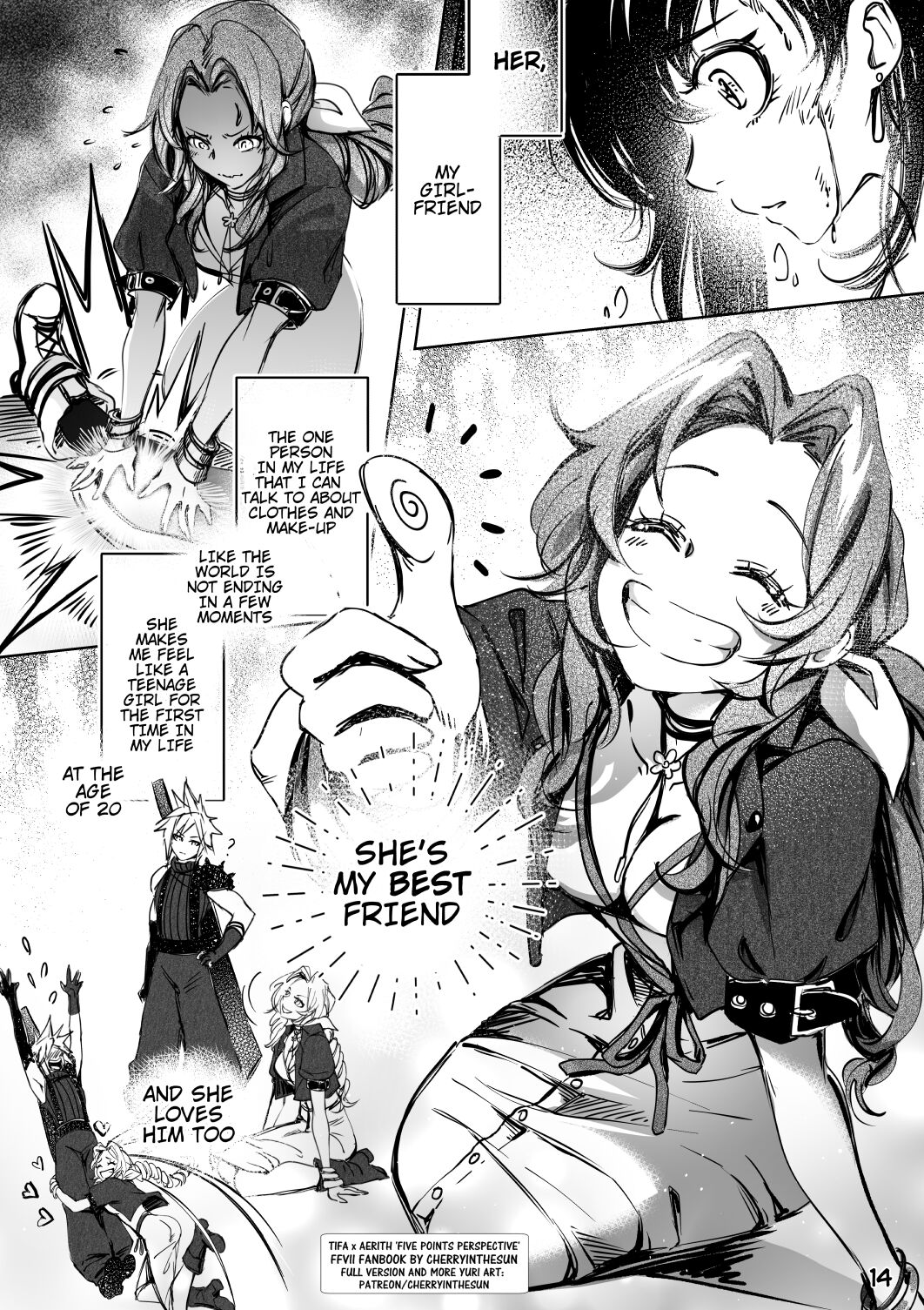 Tifa x Aerith - Five Point Perspective page 12 full
