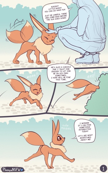 [Phenya] Eevees comic! cover