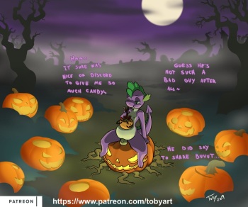 [TobyArt] Halloween Spike: Cursed Candies cover