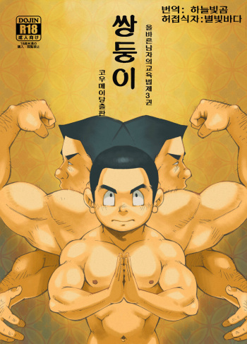 (Yarou Fes 2012 Oosaka Aki no Jin) [KOWMEIISM (Kasai Kowmei)] Tadashii Danshi no Kyouren Hou (San) Sousaiji | 올바른 남자의 교육법 3 쌍둥이 [Korean] [Digital] cover