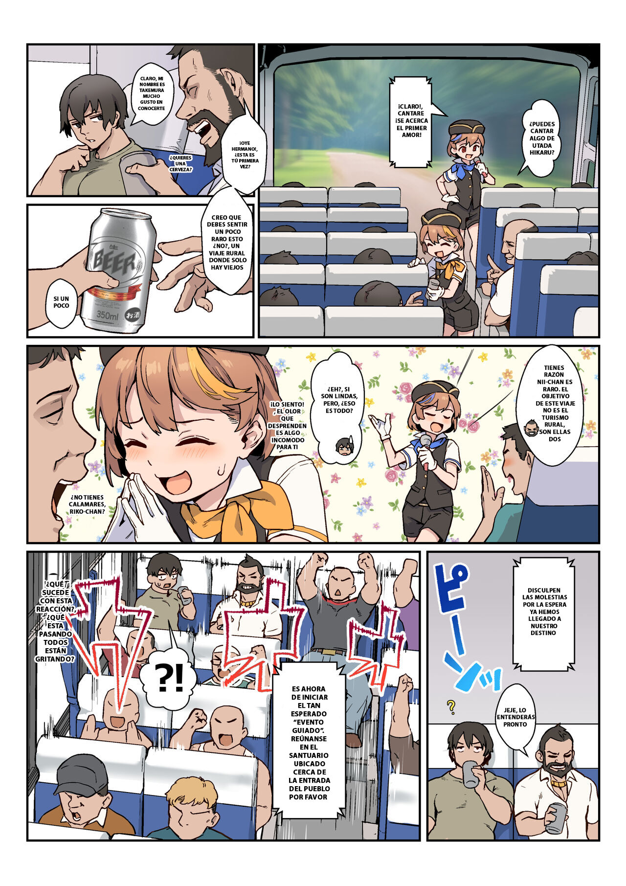 Youkoso Riko & Rika no Otokonoko Gohoushi ♂ Bus Guide Tour page 3 full