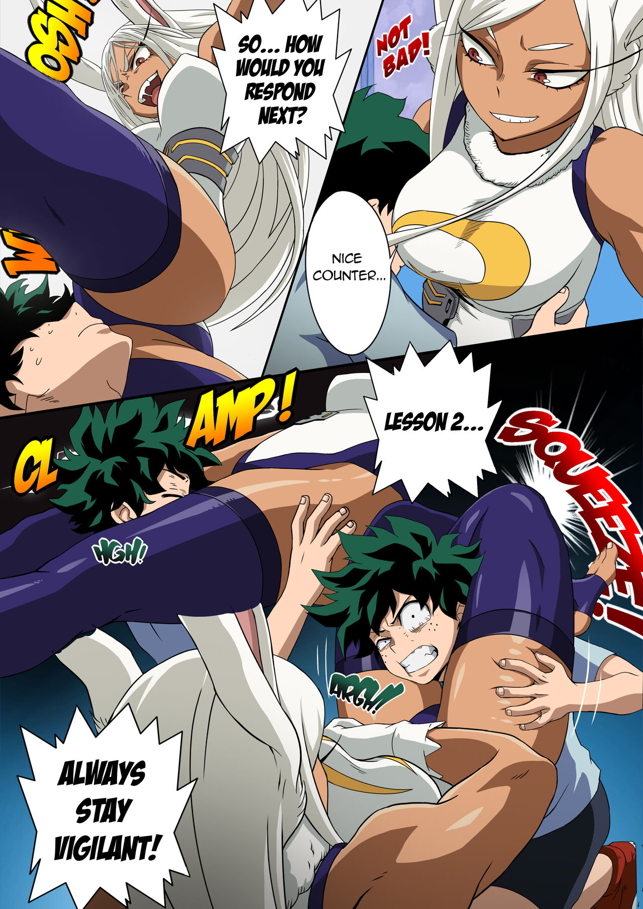 A woman with a look of pure ecstasy