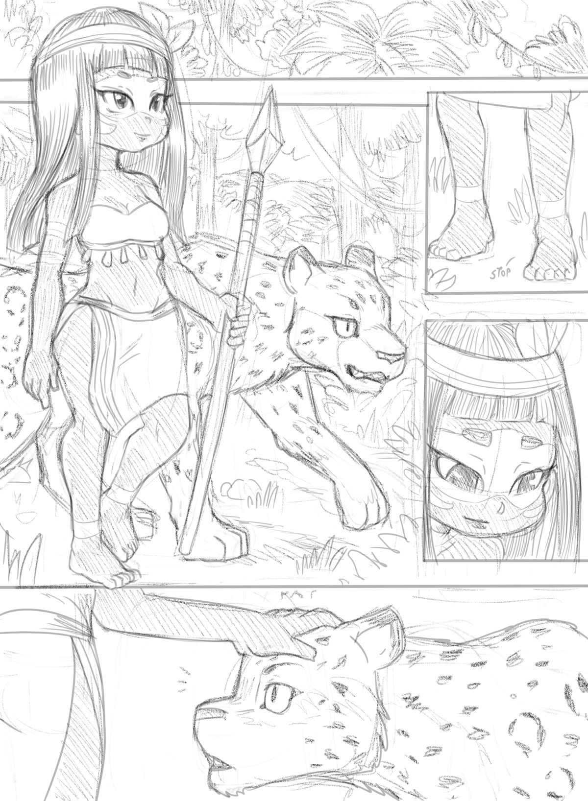 Nayra and Werejaguar page 1 full
