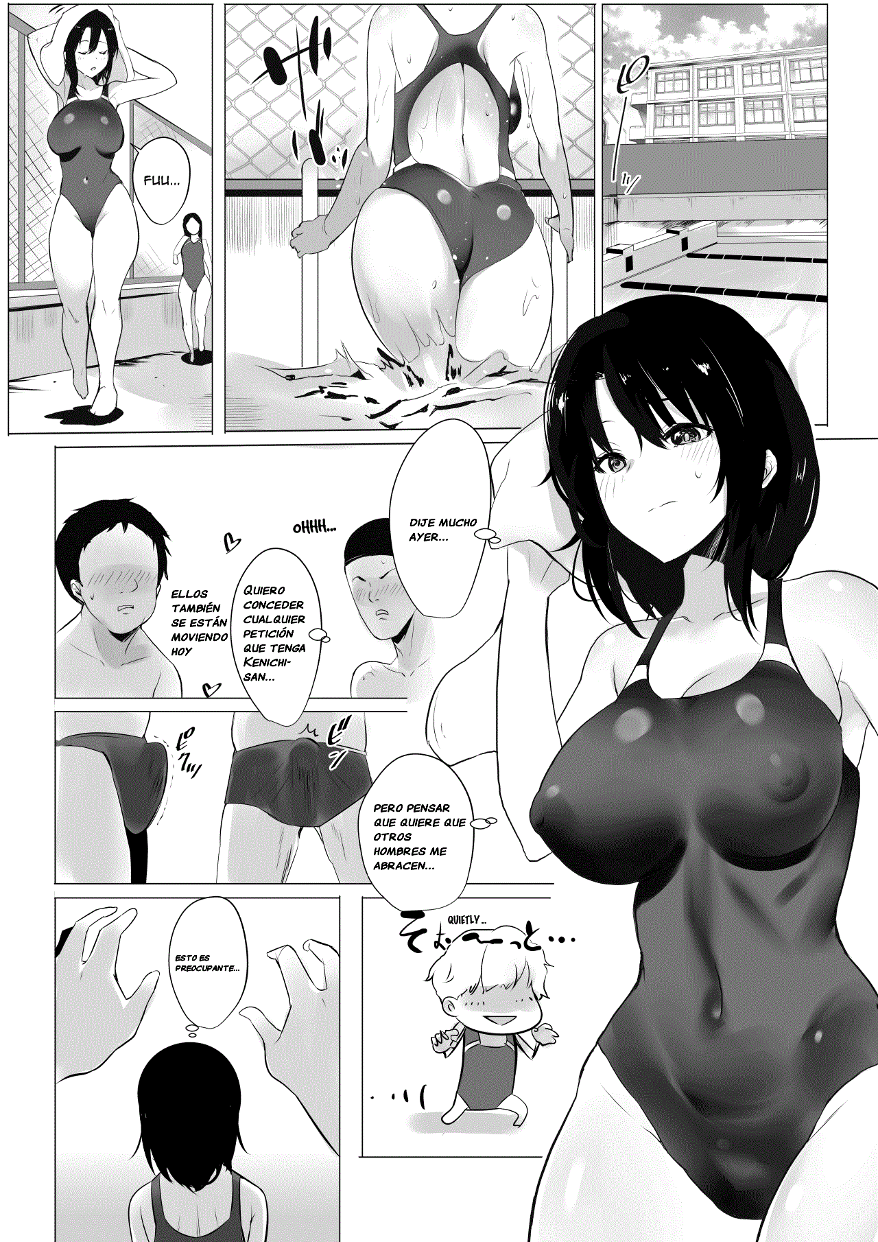 Boku dake ni Amaesasete Kureru Kyonyuu JK Tsuma o Hoka no Otoko ni Dakasete Mita | Vi a una esposa de preparatoria de grandes pechos que solo deja que otro hombre la mime y abrace. page 11 full