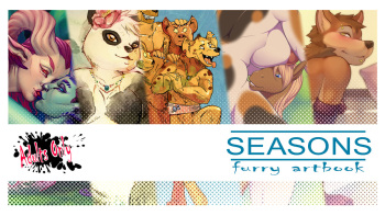 [Freckles, Javiera, Negger, Pimienta, Rajii] SEASONS furry artbook cover