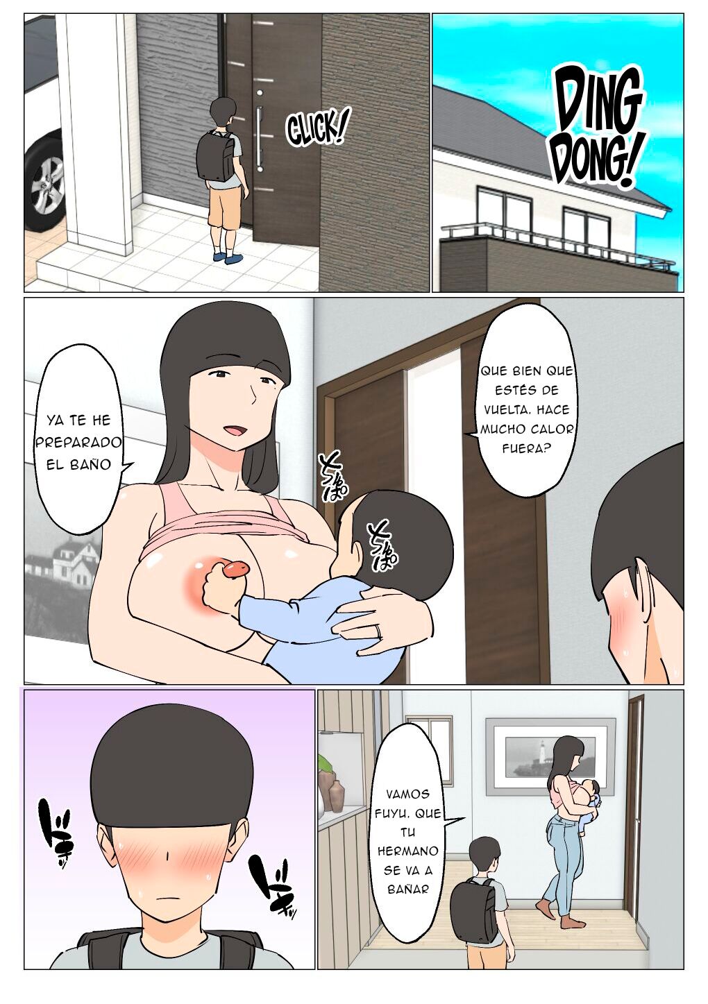 Musuko ni Ushi Chikubi Mirarechatte | Mi hijo ha visto mis pezones de vaca page 4 full