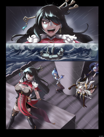 [veiled616] Stormy Winds, Scarlet Lusts (Genshin Impact) (Fanbox) cover