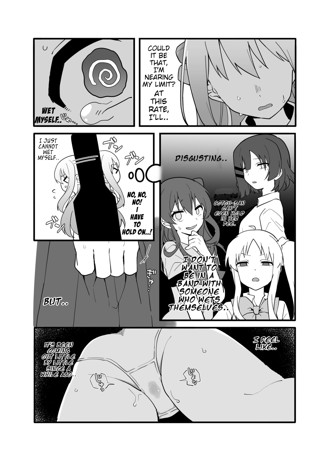 Kessoku Band Omorashi Soushuubon page 7 full