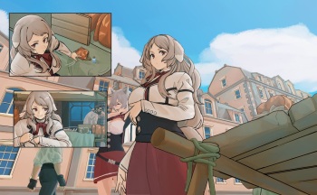 [PresiArt] shiit.. idk "Sneaky maiden"?? it was a commission lol cover