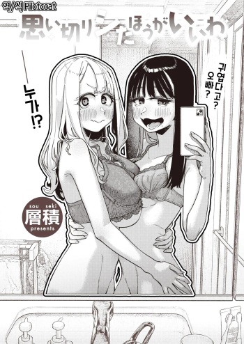 [Souseki] Omoikiri Shita Hou ga Ii wa (COMIC Kairakuten 2024-04) [Korean] [Digital] cover