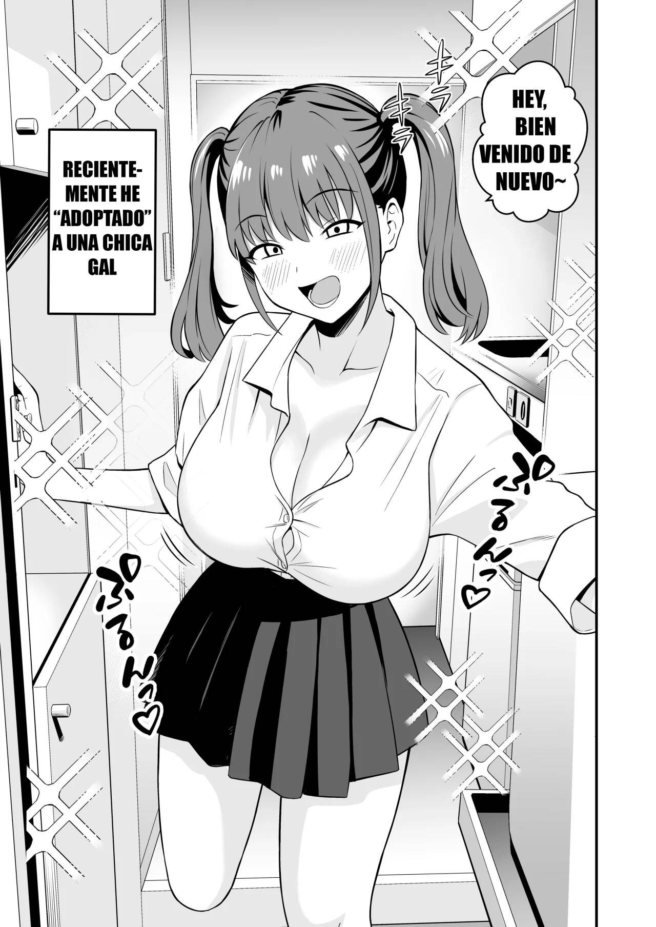 Ojisan ni Tsugo ga ii Bakunyuu Iede Gyaru - Page 1 - Comic Porn XXX