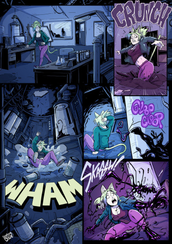 [Seeping Ooze] Symbiote Catgirl cover