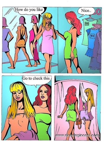 [DrawingIncest] A sexual adventure while shopping cover