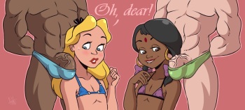 [AshesG] Alice and Shanti (Alice in Wonderland, The Jungle Book) cover