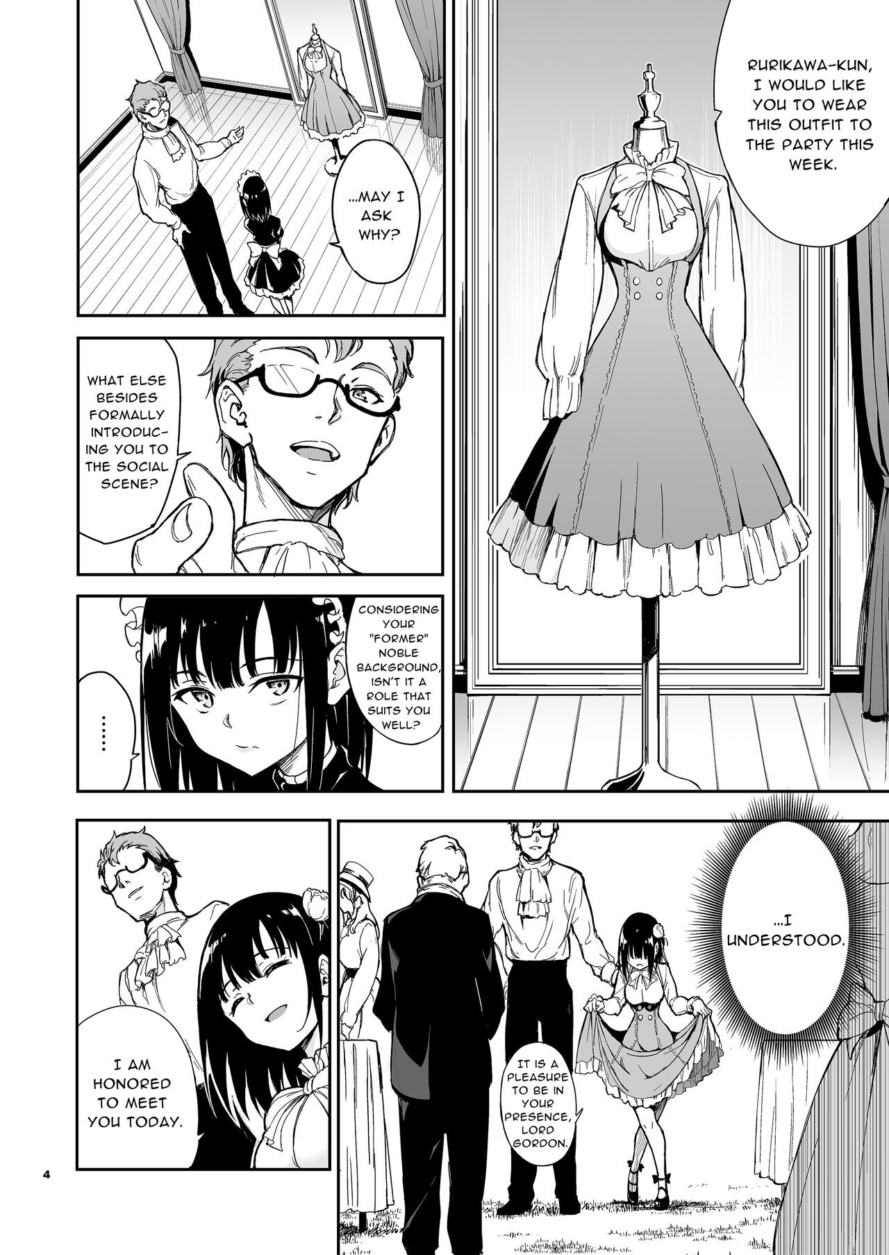 Maid Education: Fallen Aristocrat Rurikawa Tsubaki Chapter 5 page 4 full