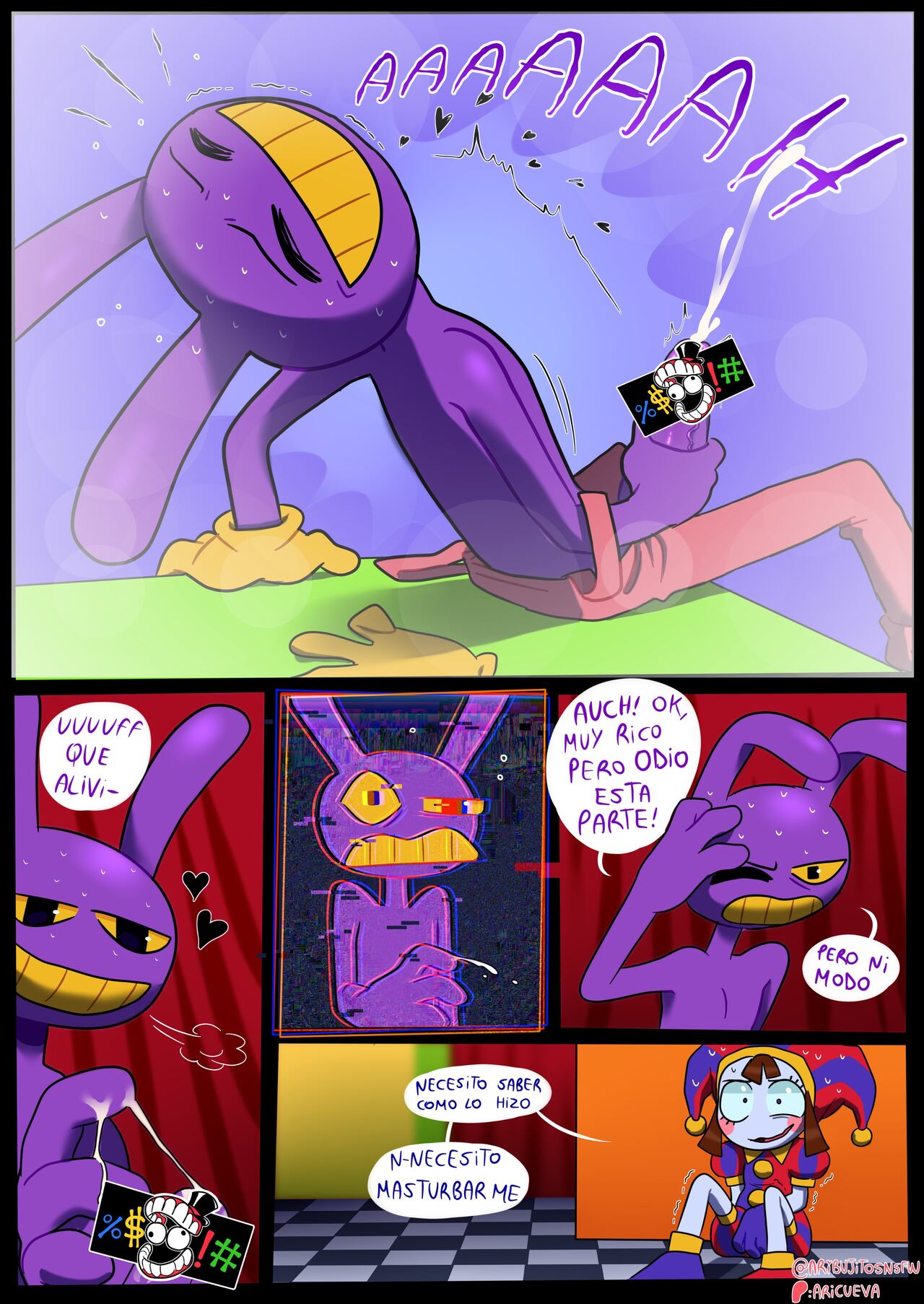 Pomni & Jax  Español page 8 full
