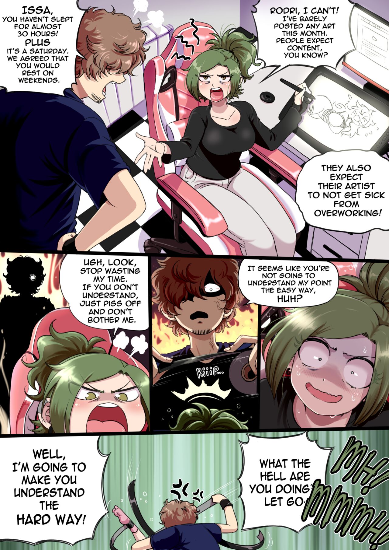 Issa's Punishment! page 1 full