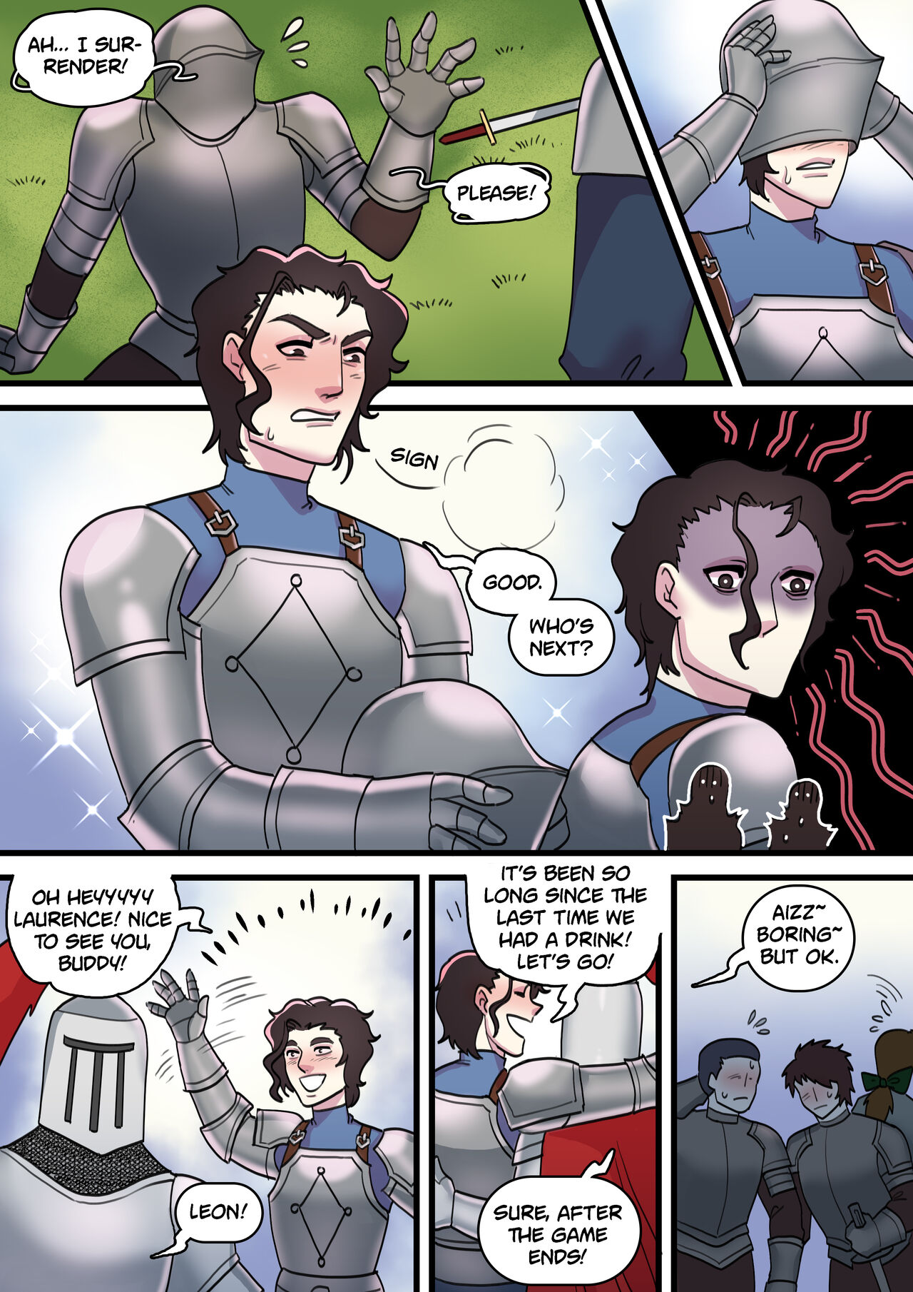 A Knight Story 2: Haunting Guilt page 3 full