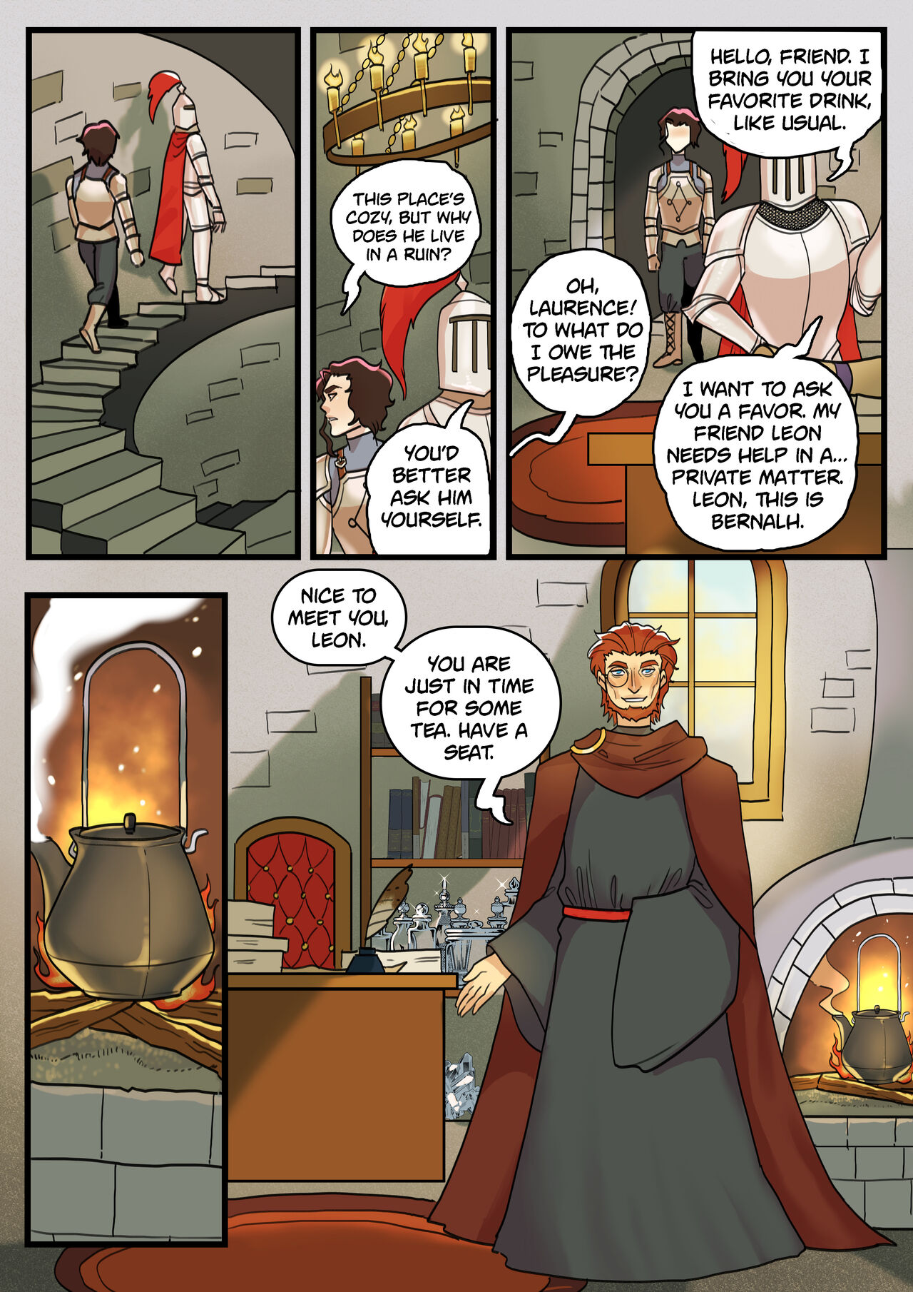 A Knight Story 2: Haunting Guilt page 8 full