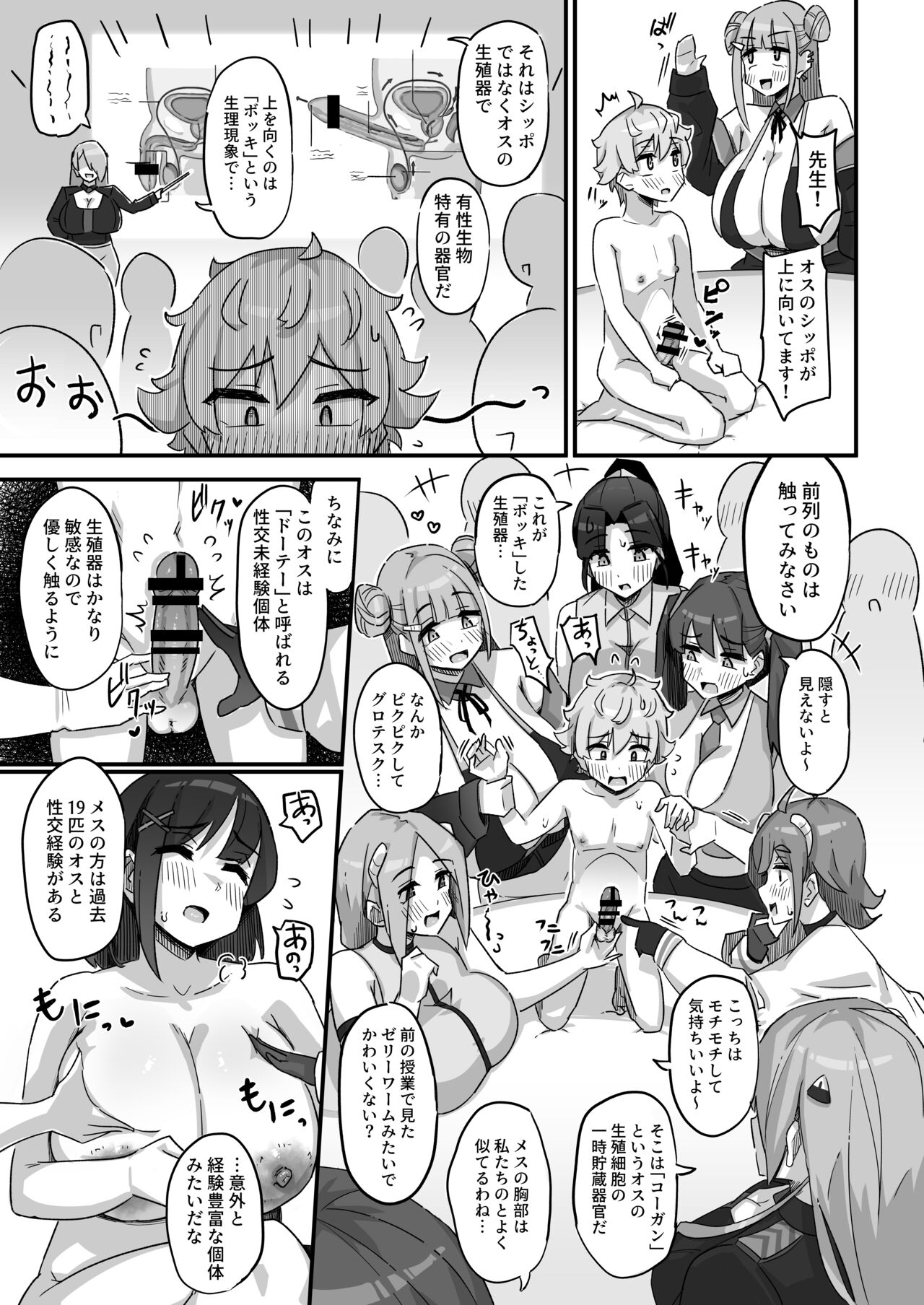 Kyou no Jugyou wa, Chikyuujin no Hanshoku Katsudou no Kansatsu desu. - Today's lesson is observation of the breeding activities of earthlings. page 10 full