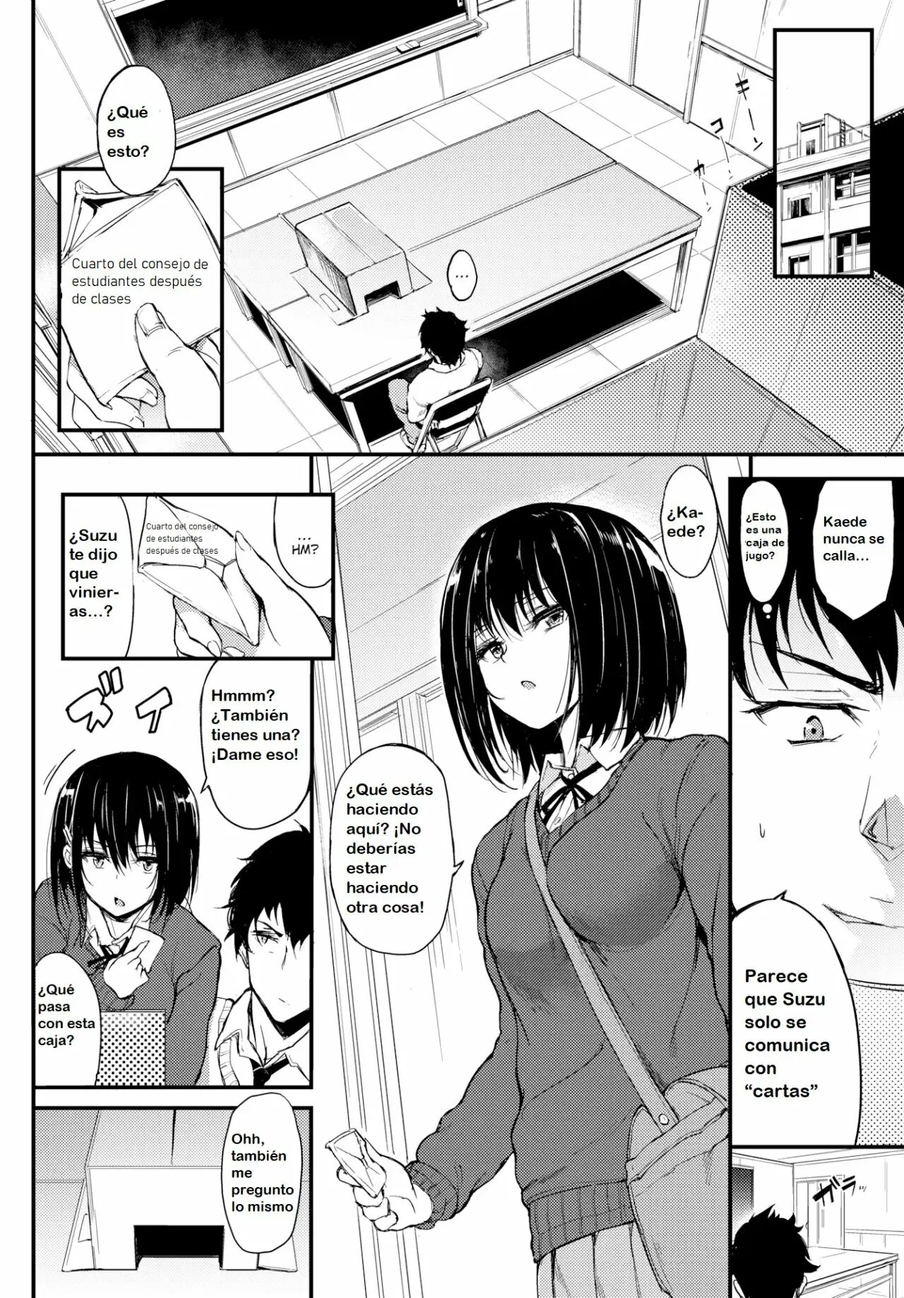 Kaede & Suzu 1-7, Spanish. page 3 full