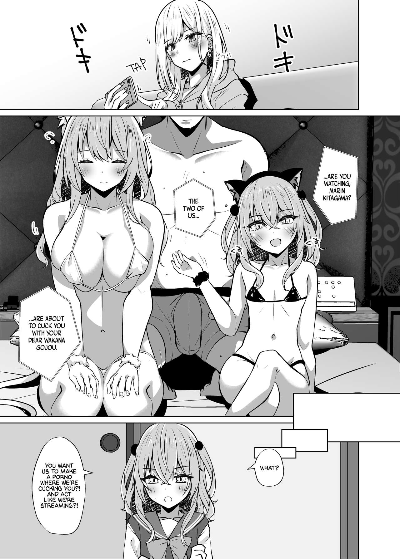 Hokomi 0 Yen Gyaku NTR Haishin Gokko Cosplayer 2+1 | Fucking Two Cosplayers for Free as We Pretend We’re Streaming a Cucking Session page 2 full