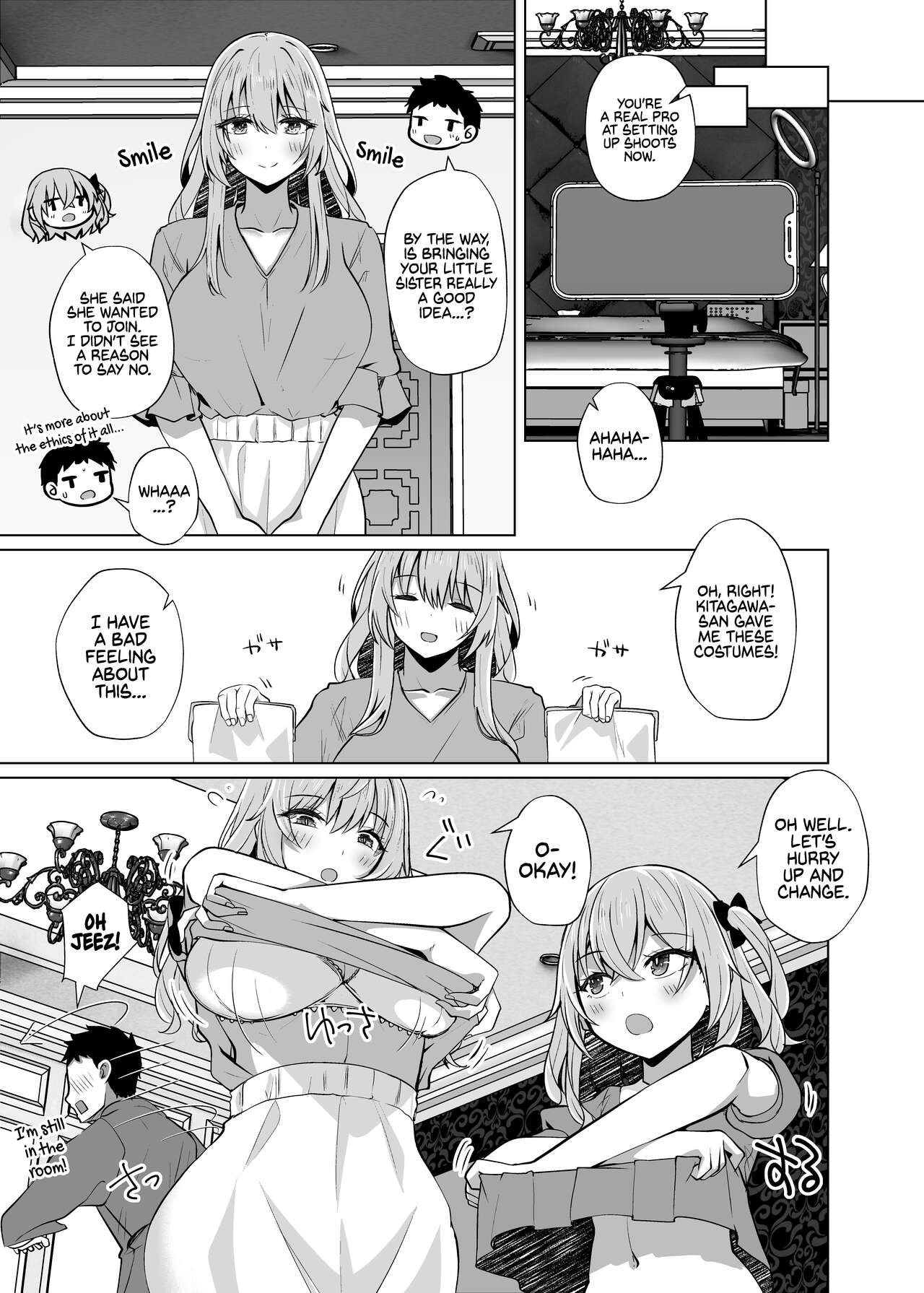 Hokomi 0 Yen Gyaku NTR Haishin Gokko Cosplayer 2+1 | Fucking Two Cosplayers for Free as We Pretend We’re Streaming a Cucking Session page 4 full
