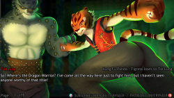 Tigress loses to Tai Lung