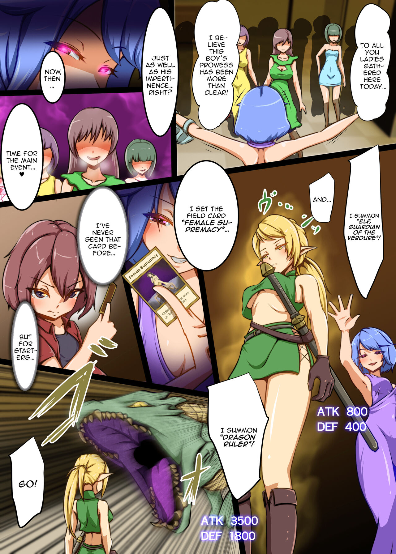 Shounen ga Card Game de Cheat o Tsukawarete Moteasobareru Hanashi | The Story of How a Boy Got Cheated and Toyed With Over a Card Game page 6 full