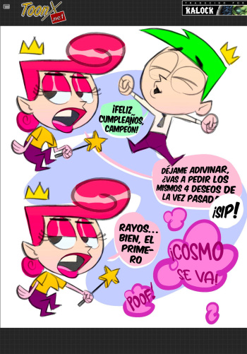 [Gutterbutter-69] Birthday Wish (The Fairly Oddparents) (Spanish) [kalock & ToonX] cover