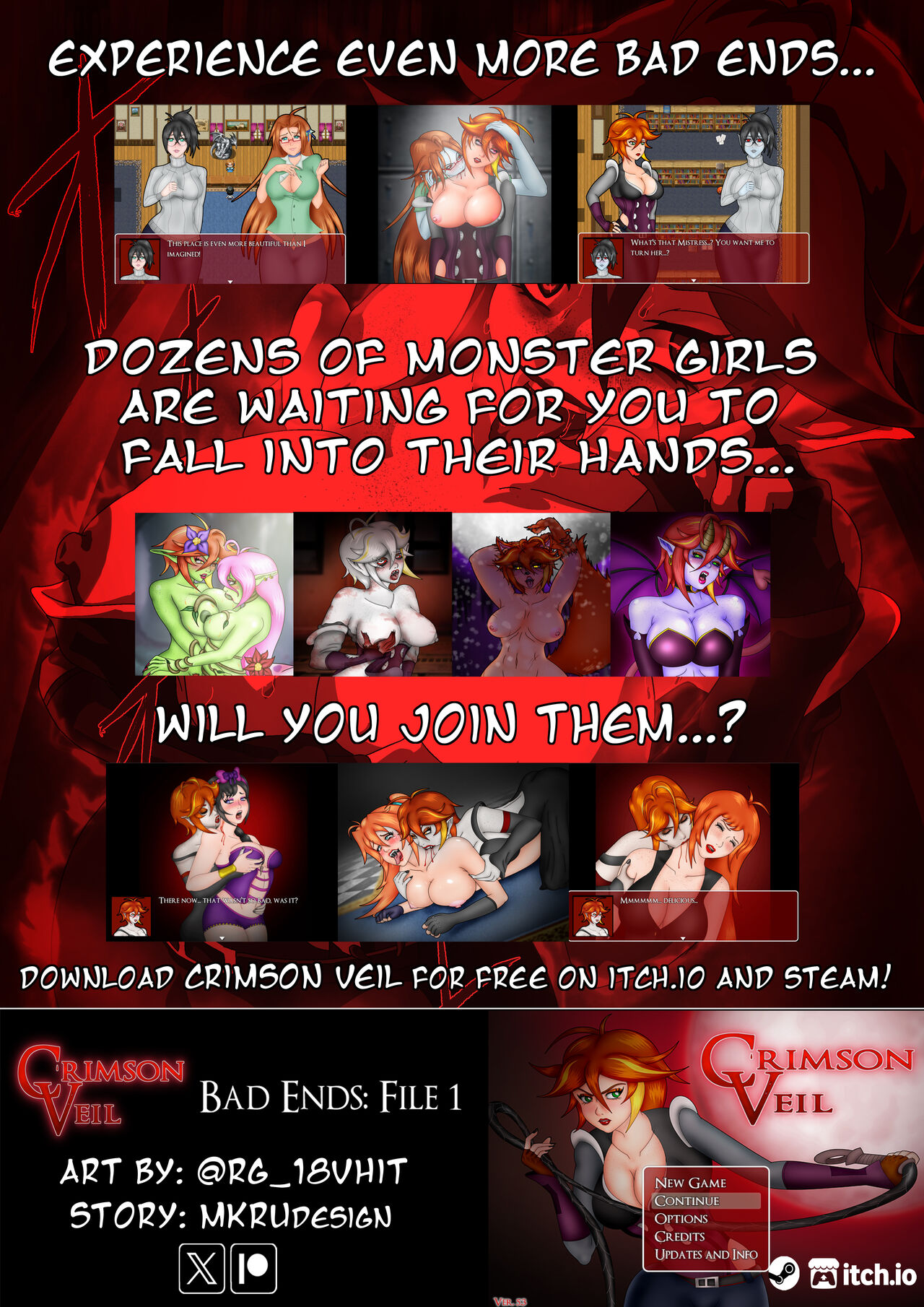 Crimson Veil Bad Ends: File 1 page 10 full